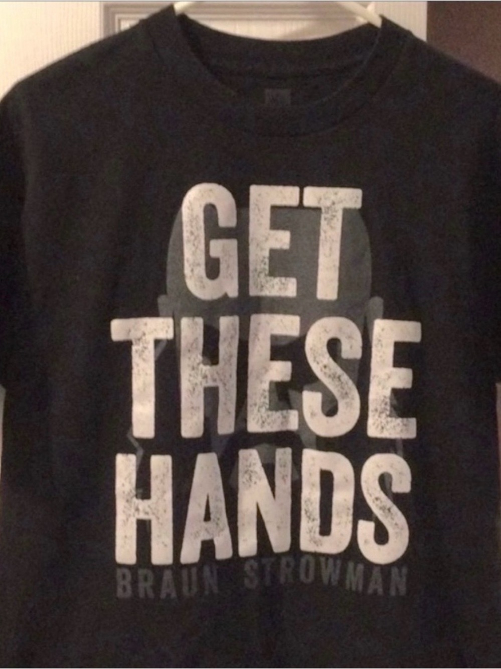 WWE black tee, authentic